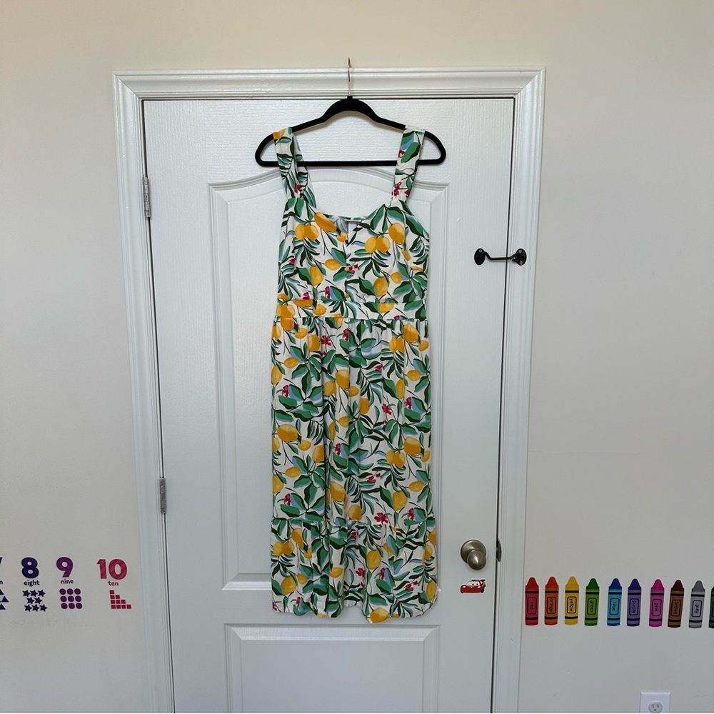Ava & Viv Lemon Dress, Size XXL